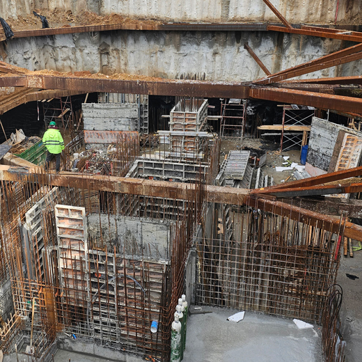 בניית קירות מרתף